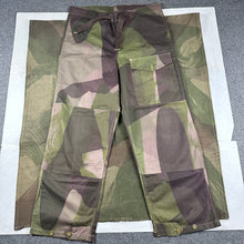 Load image into Gallery viewer, British Army WW2 Windproof Camo Trousers - Size 1 - Deadstock
