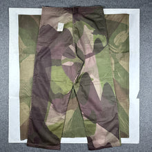 Load image into Gallery viewer, British Army WW2 Windproof Camo Trousers - Size 1 - Deadstock
