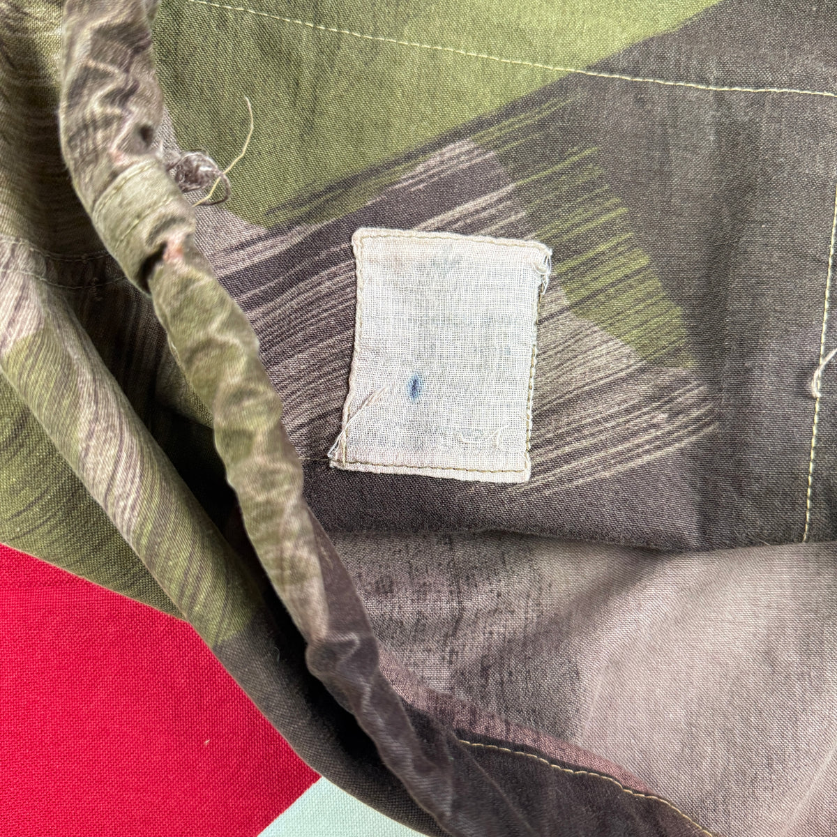 British Army WW2 Windproof Camo Smock - Rare Canvas Version