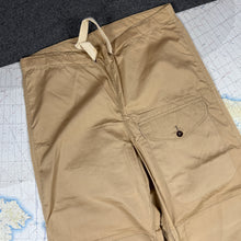 Load image into Gallery viewer, British Army WW2 Windproof Trousers Drab - Deadstock
