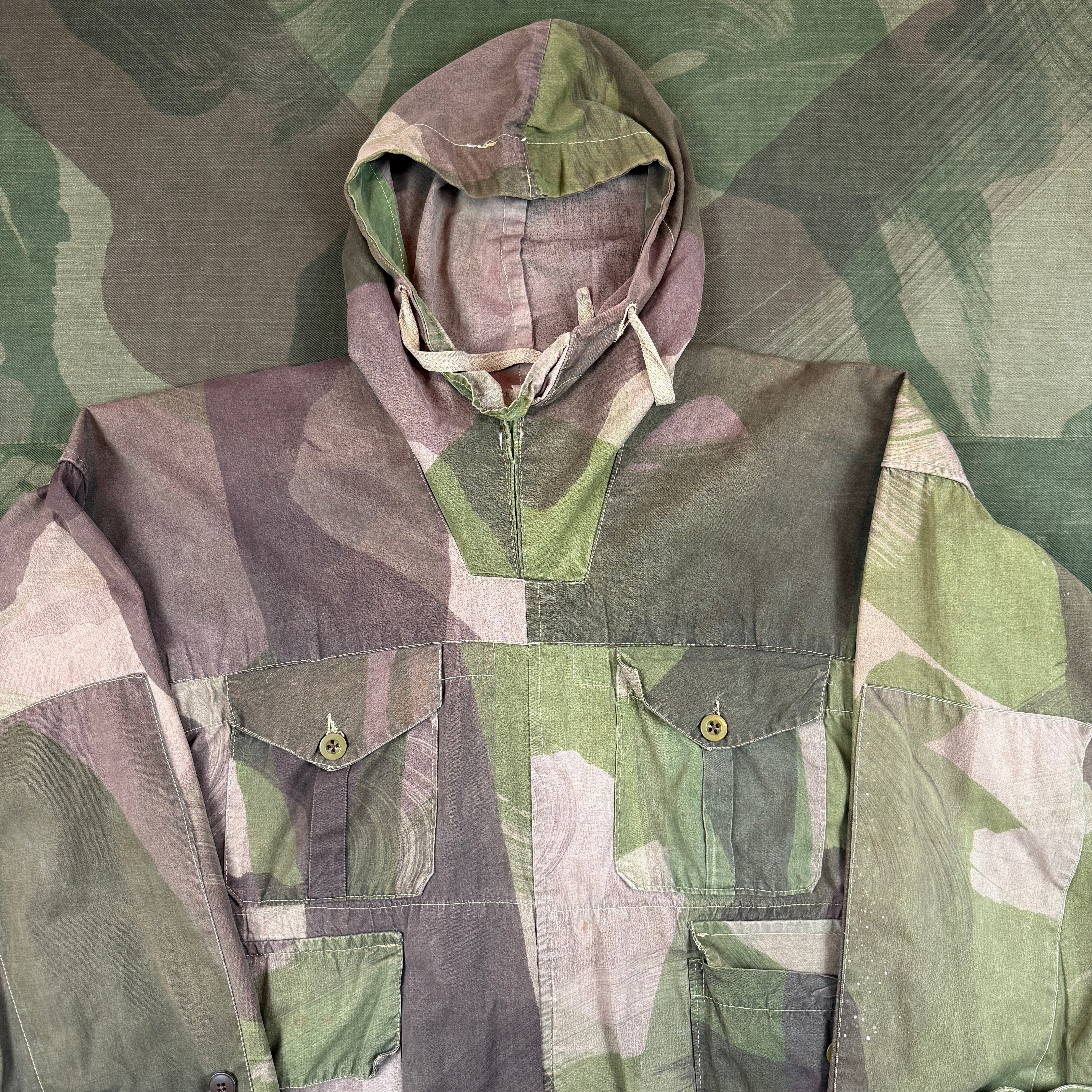 British Army WW2 Windproof Camo Smock