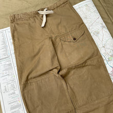 Load image into Gallery viewer, British Army WW2 Windproof Trousers Drab
