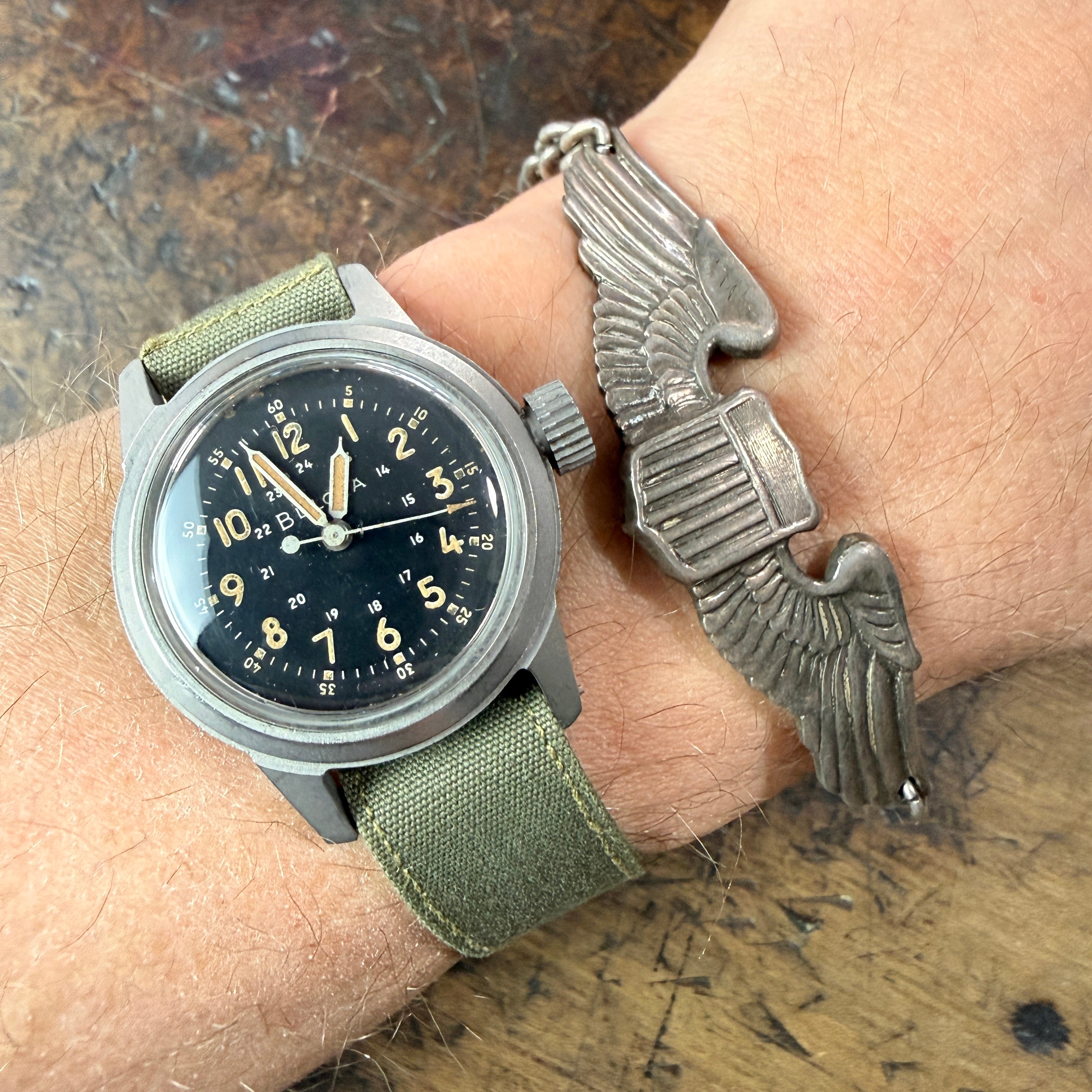 USAAF WW2 Pilot Wing Bracelet