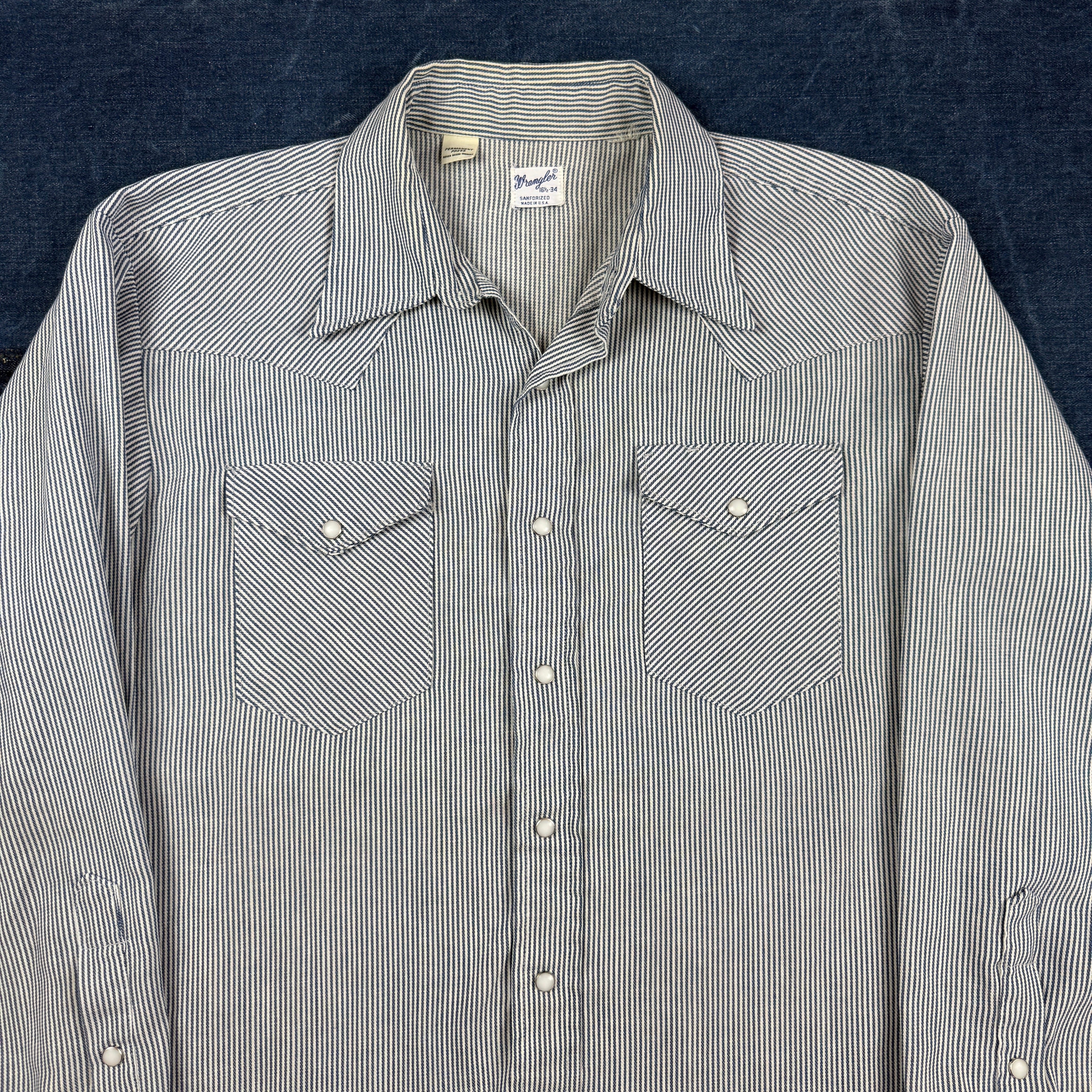 Wrangler 1960s Hickory Western Shirt - Mint Condition