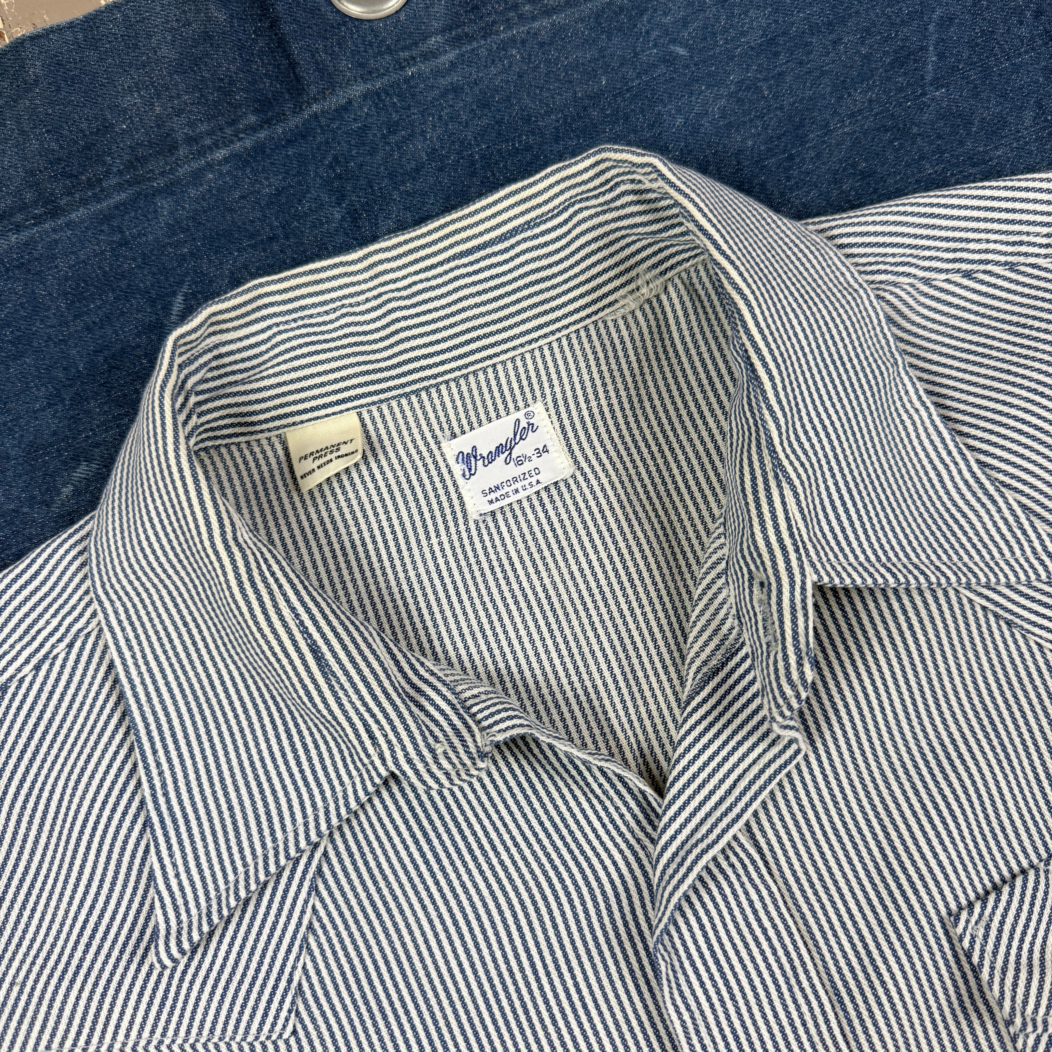 Wrangler 1960s Hickory Western Shirt - Mint Condition