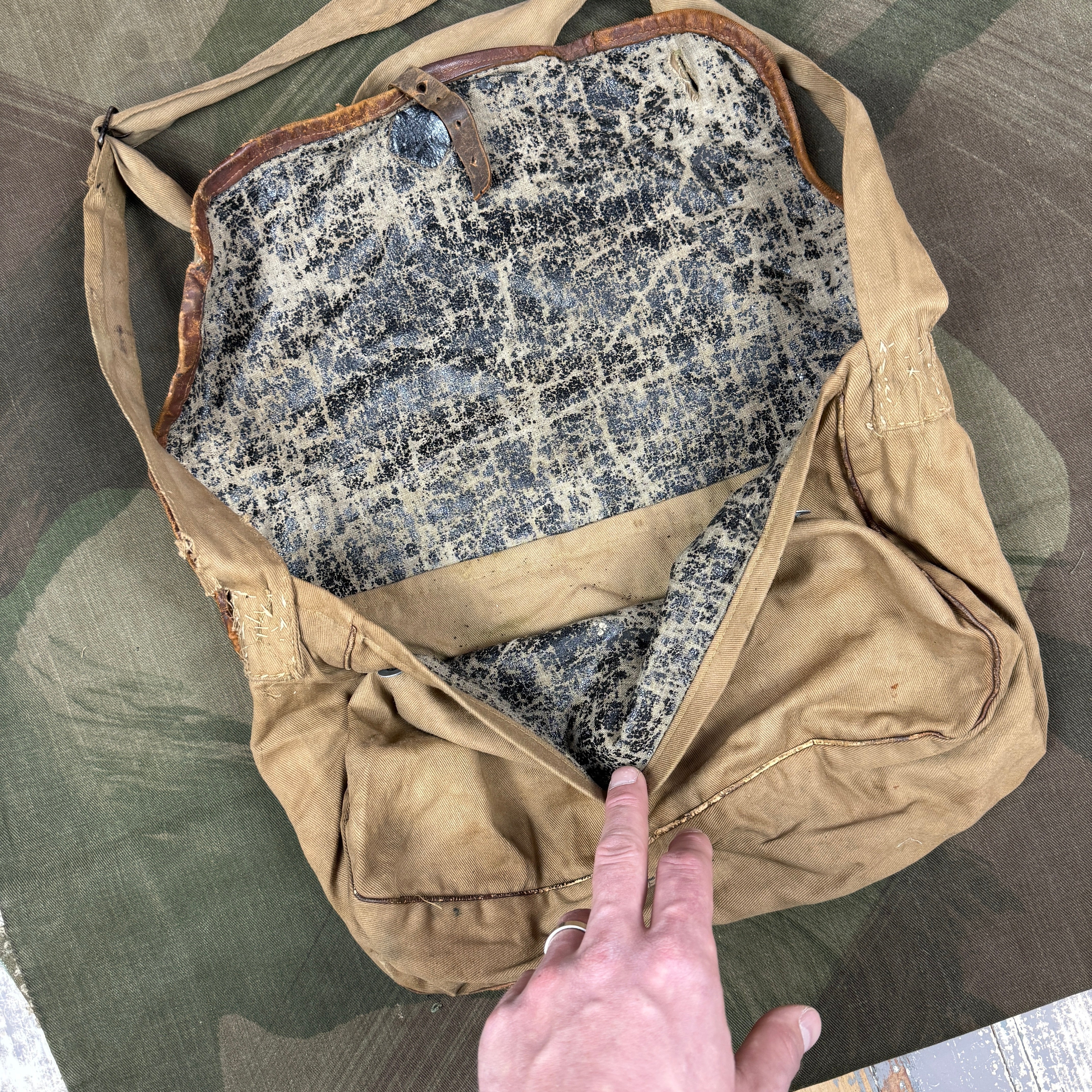 USMC WW1 Musette Bag named to 5th Marines