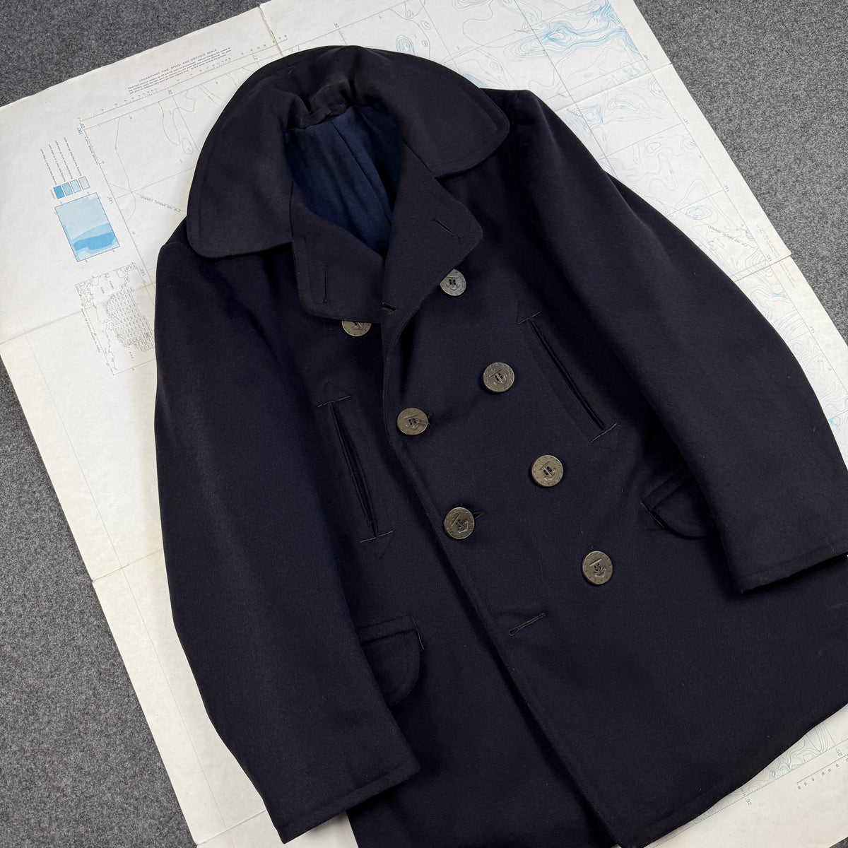 US Navy Pre-WW1 1910 Peacoat - Mint Condition