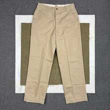 Load image into Gallery viewer, US Army WW2 Pattern Chino Trousers - Size 32
