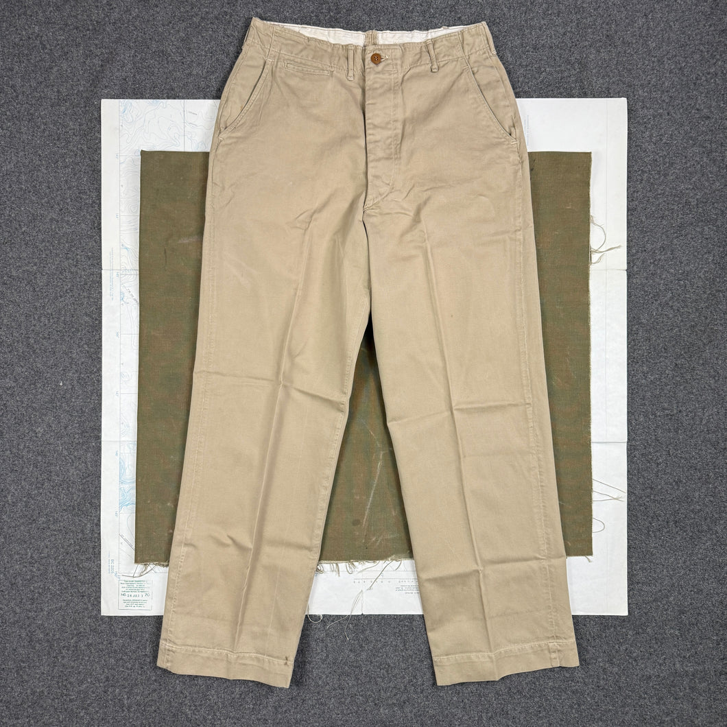 US Army WW2 Pattern Chino Trousers - Size 32