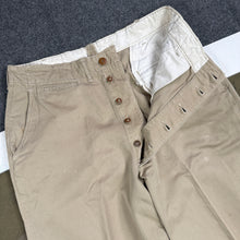Load image into Gallery viewer, US Army WW2 Pattern Chino Trousers - Size 32
