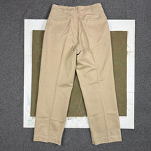 Load image into Gallery viewer, US Army WW2 Pattern Chino Trousers - Size 32
