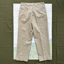 Load image into Gallery viewer, US Army WW2 1937 Pattern Chino Trousers - Size 35

