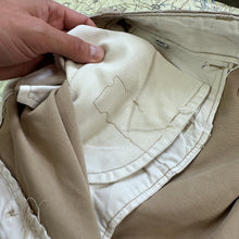Load image into Gallery viewer, US Army WW2 1937 Pattern Chino Trousers - Size 34
