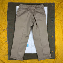 Load image into Gallery viewer, US Army 1937 Pattern Chino Trousers w/ Zinc Buttons - Size 36
