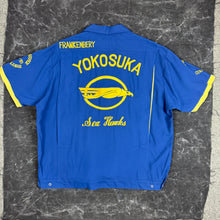 Load image into Gallery viewer, US Navy 1960s Yokosuka Sea Hawks Bowling Shirt
