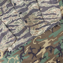 Load image into Gallery viewer, Tiger Stripe &#39;Zig-Zag&#39; Shirt with Montana Hunting Patches
