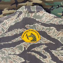 Load image into Gallery viewer, Tiger Stripe &#39;Zig-Zag&#39; Shirt with Montana Hunting Patches
