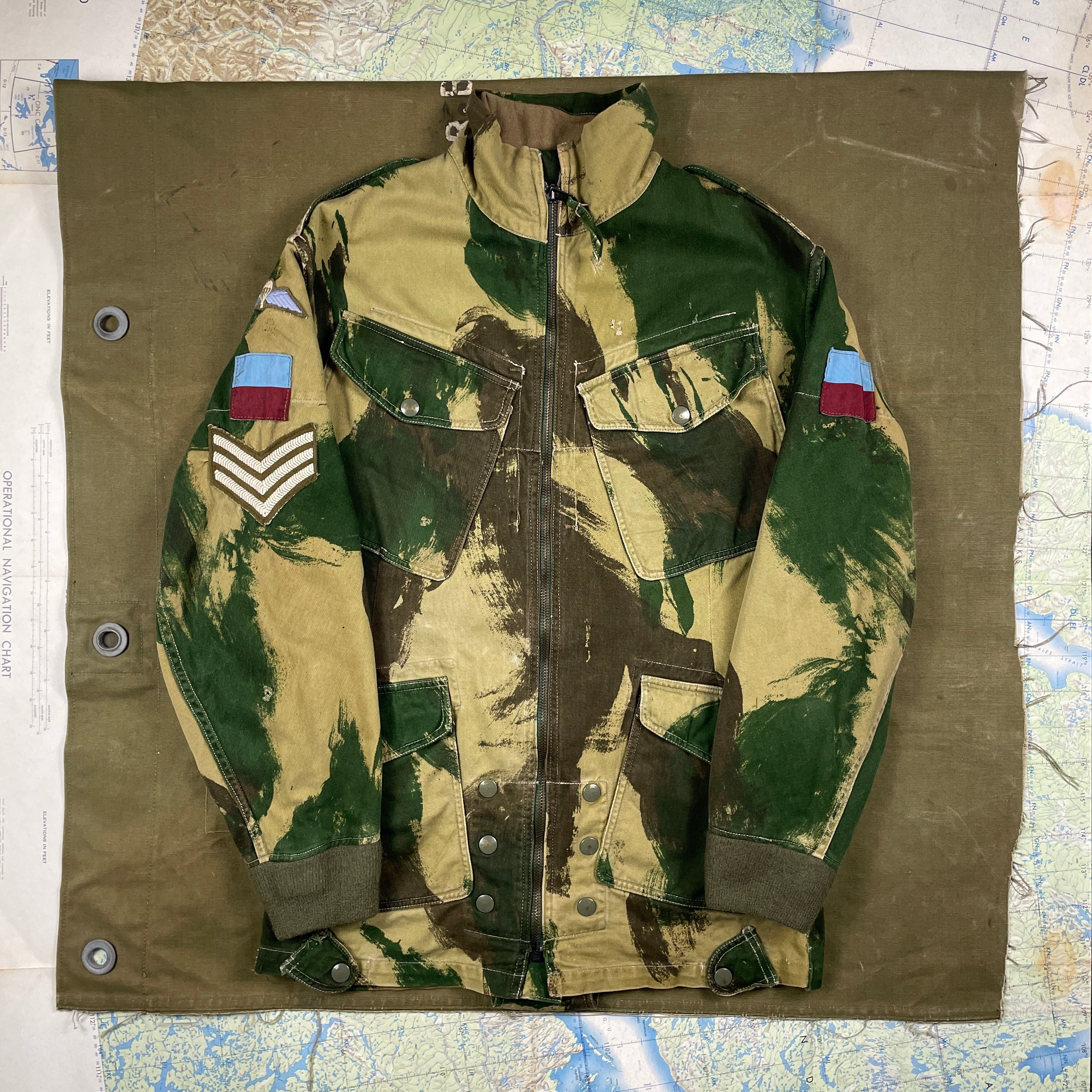 British Army 59 Pattern Denison Smock - Size 1 & Patched