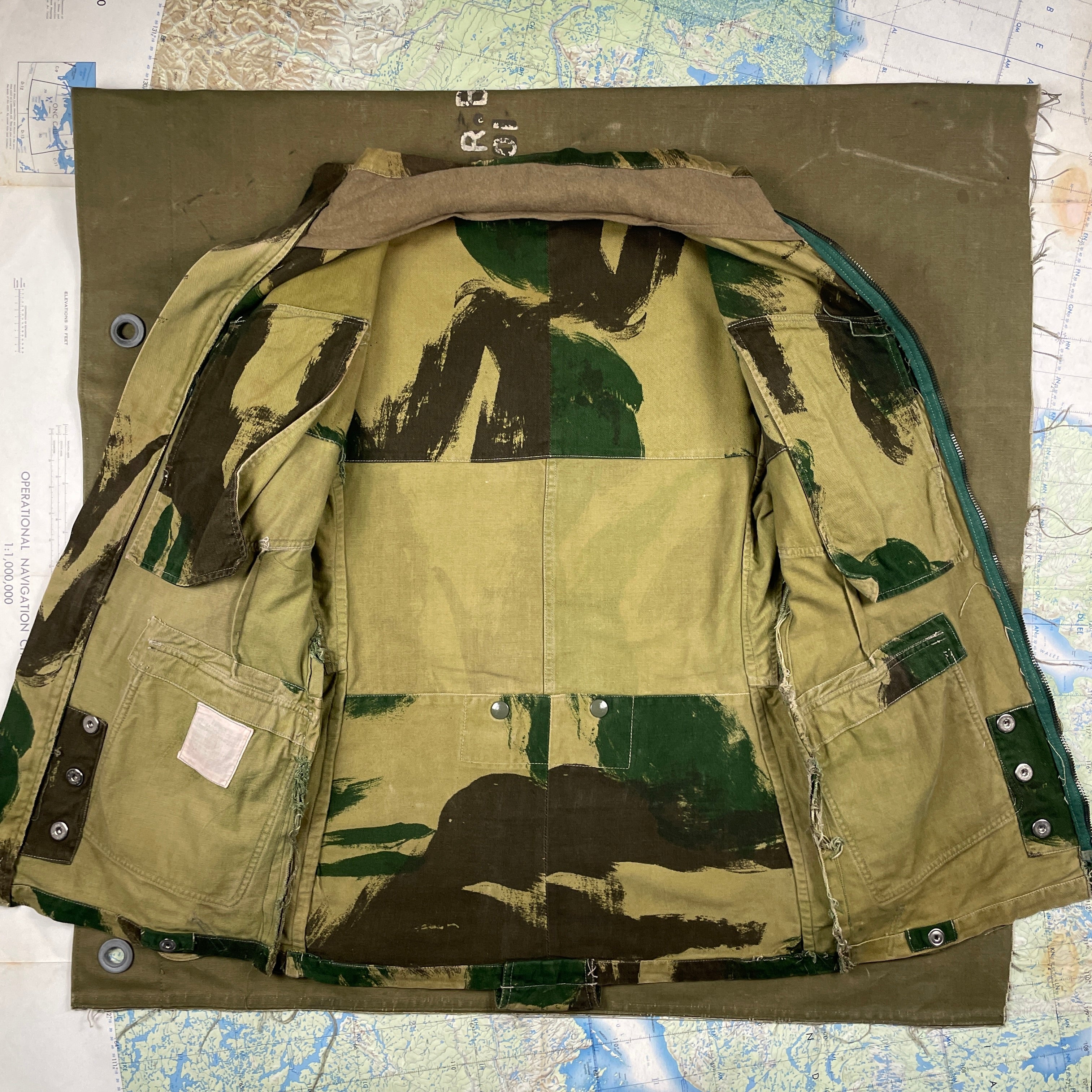 British Army 59 Pattern Denison Smock - Size 1 & Patched