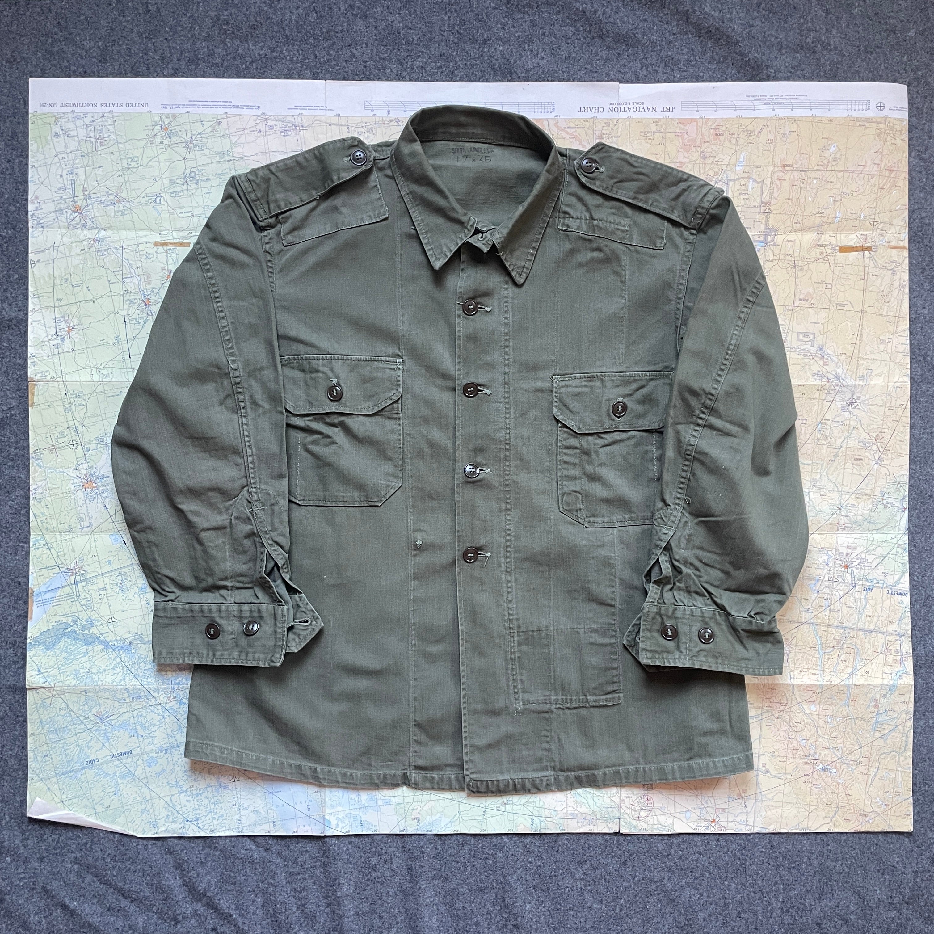 British Army 1945 War Aid HBT Shirt – The Major's Tailor