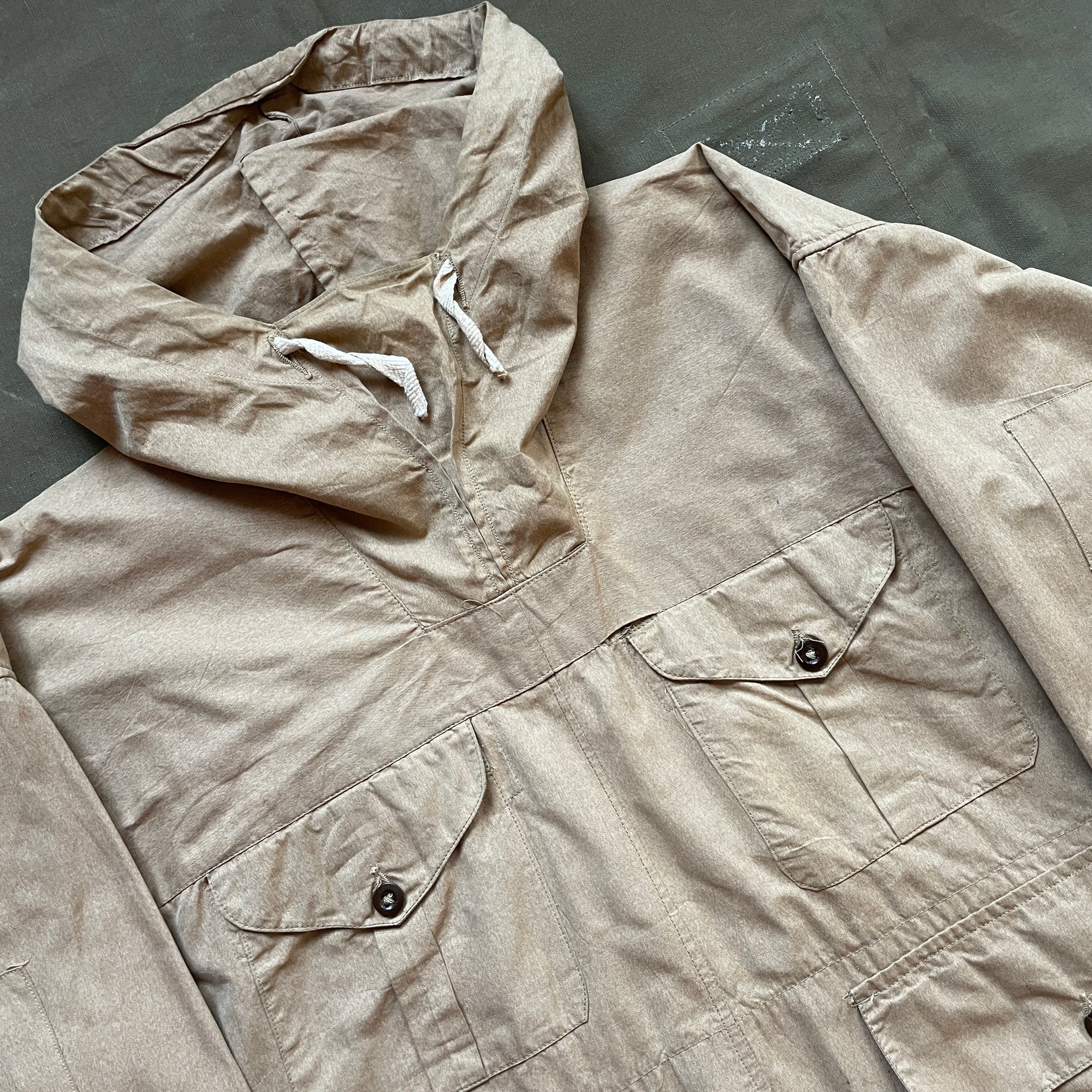 British Army WW2 Windproof Smock Drab – The Major's Tailor