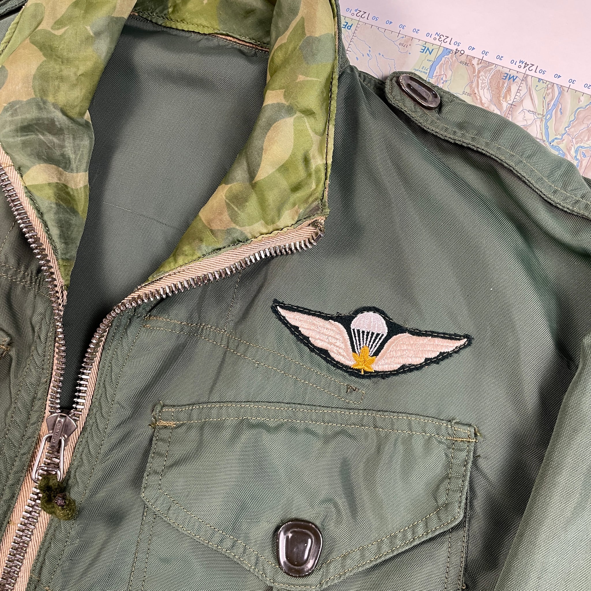 Canadian Airborne 1950s Nylon Jump Jacket – The Major's Tailor