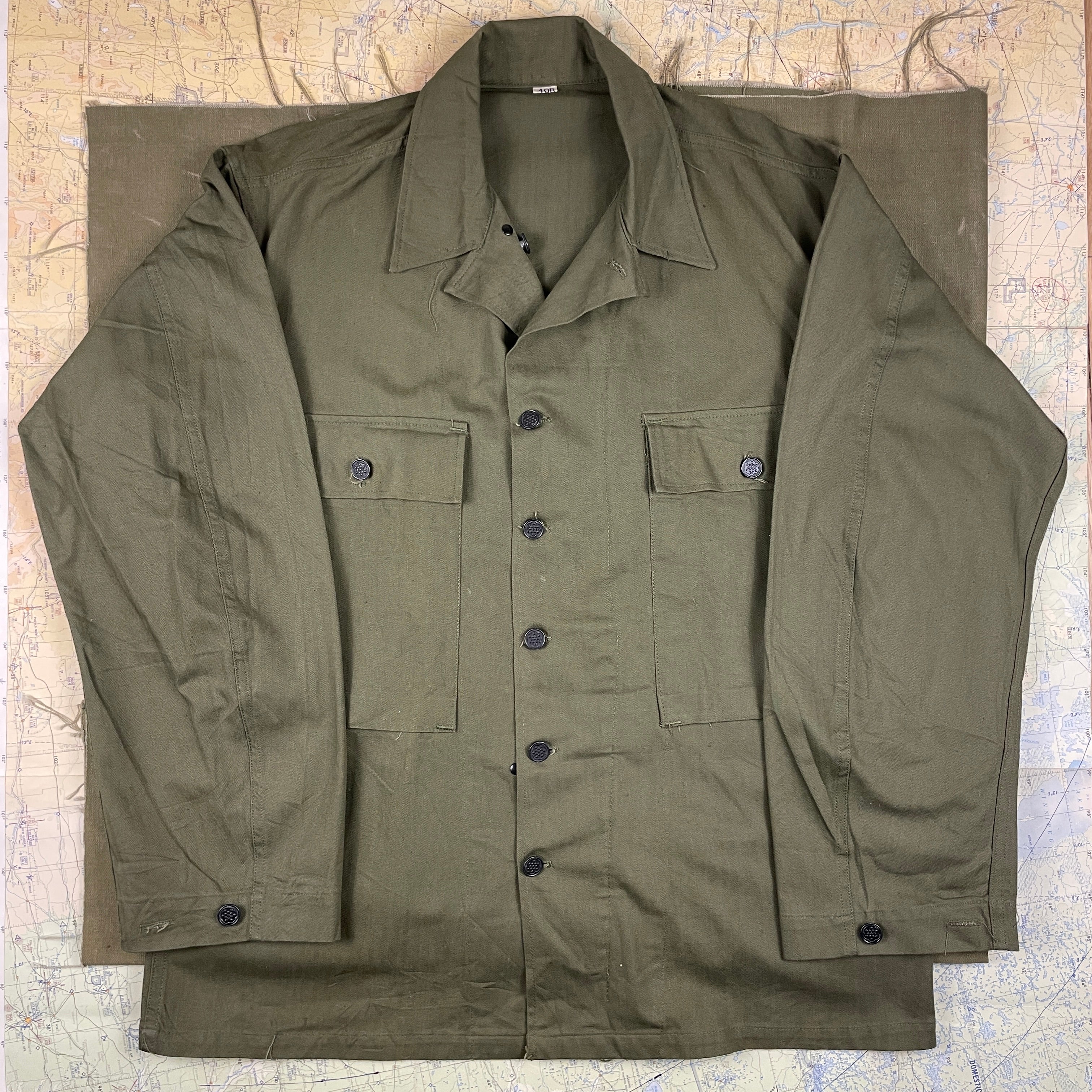 Deadstock US Army WW2 P43 HBT Fatigue Shirt – The Major's Tailor