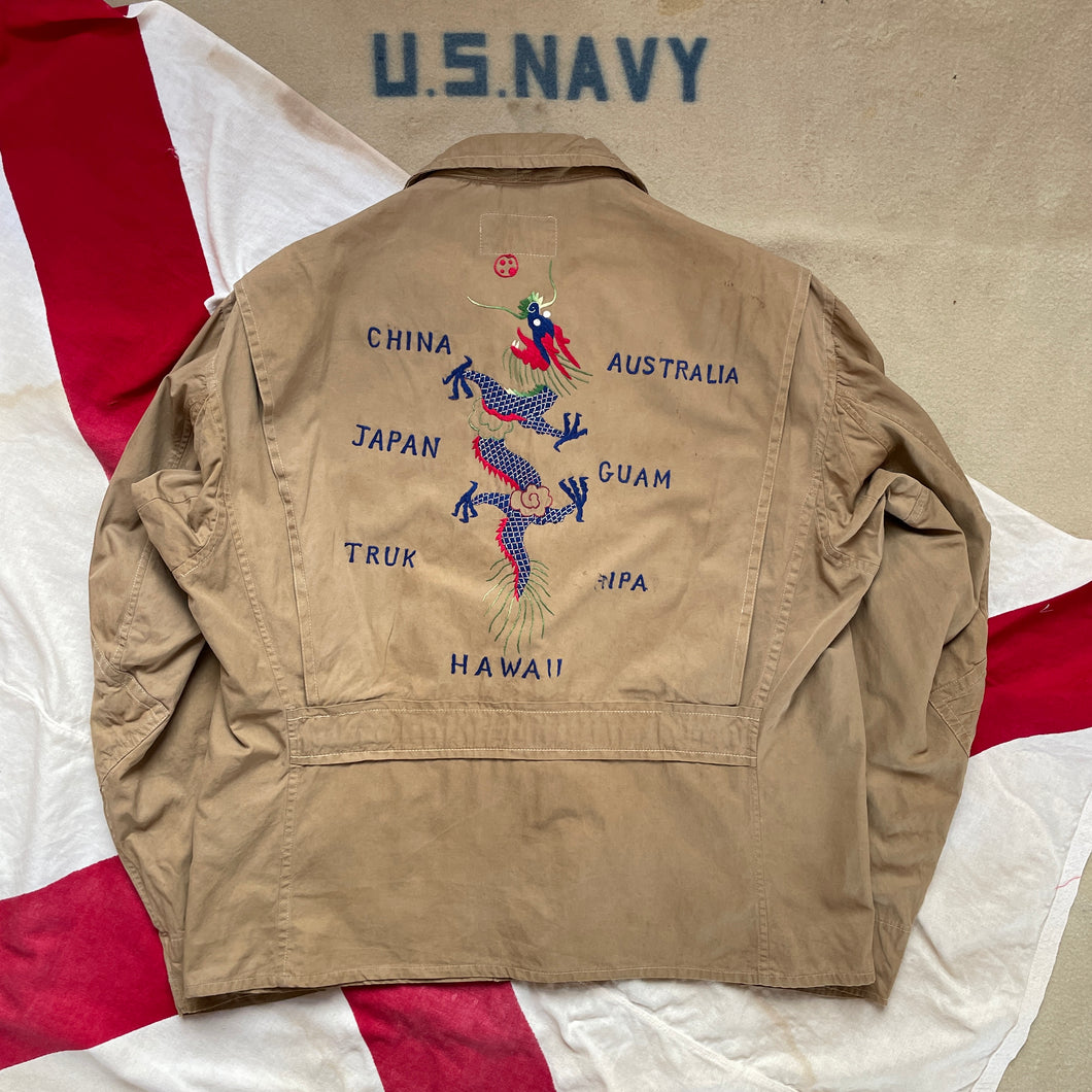 US Navy WW2 M-421A Summer Flying Jacket