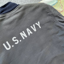 Load image into Gallery viewer, US Navy 1942 Blue Zip Deck Jacket - Mint Condition
