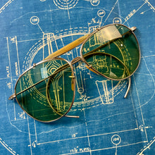 Load image into Gallery viewer, USAAF WW2 Bausch &amp; Lomb Aviator Sunglasses
