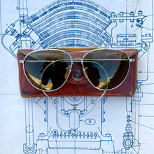 Load image into Gallery viewer, USAAF WW2 Bausch &amp; Lomb Aviator Sunglasses
