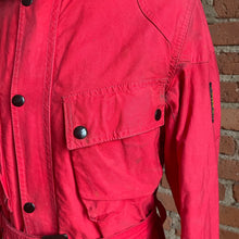Load image into Gallery viewer, Amazing Condition Belstaff 1970s Trailmaster Red Racing Jacket
