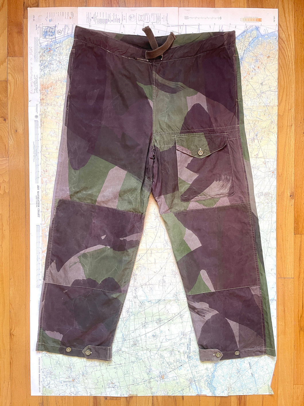 British Army WW2 Windproof Trousers Camo