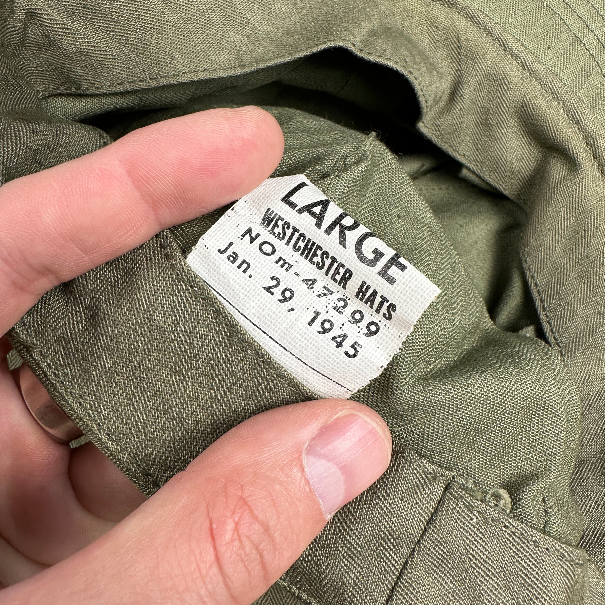 Deadstock USMC WW2 P44 HBT Cap Cover – The Major's Tailor