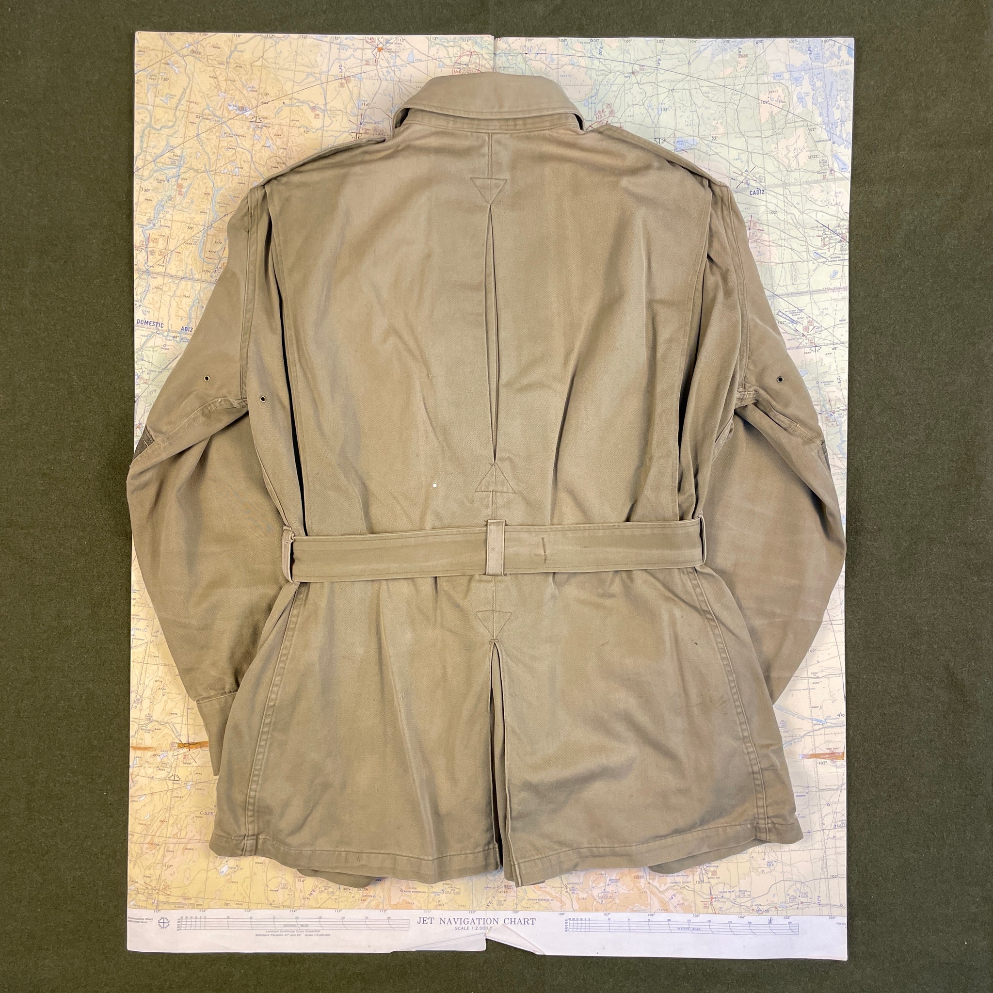 US Army M42 Paratrooper Jump Jacket Reinforced and Attributed to a