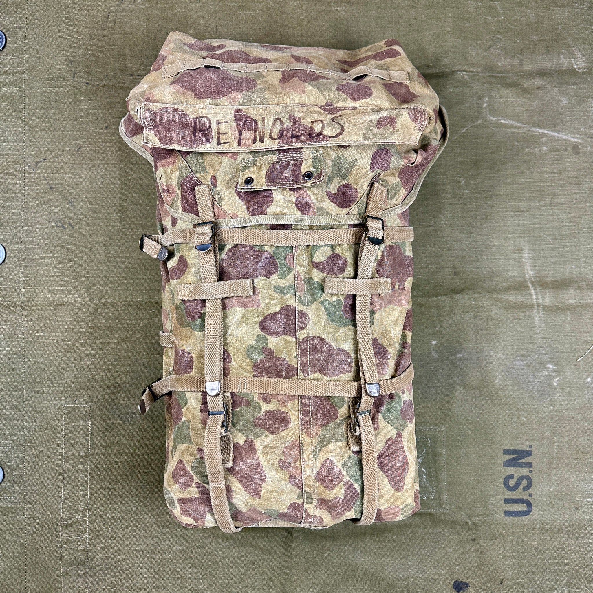US Army 1943 Camouflage Jungle Pack – The Major's Tailor