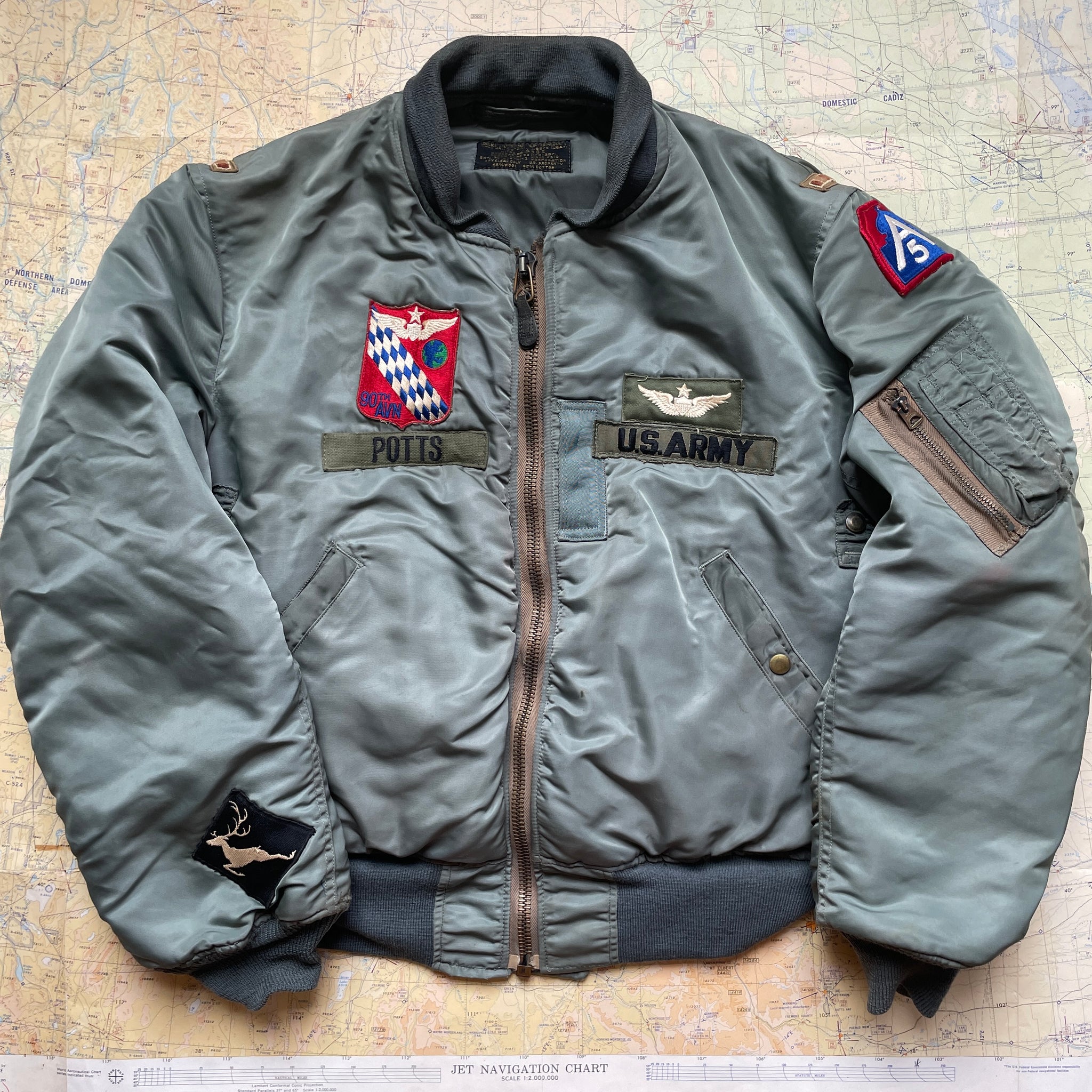 US Army 1955 MA-1 Jacket - MIL-J-8279 First Pattern – The Major's Tailor