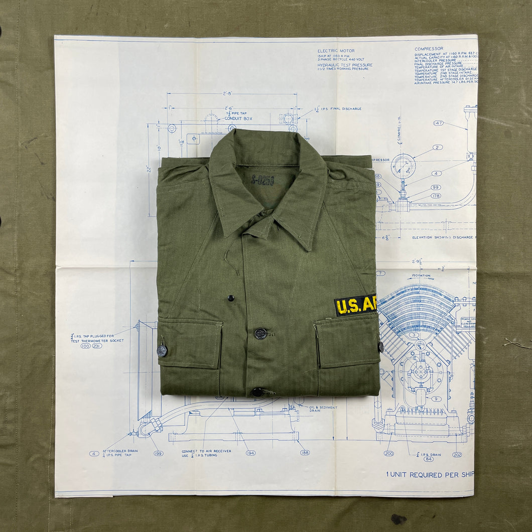 Deadstock US Army WW2 P43 HBT Fatigue Shirt