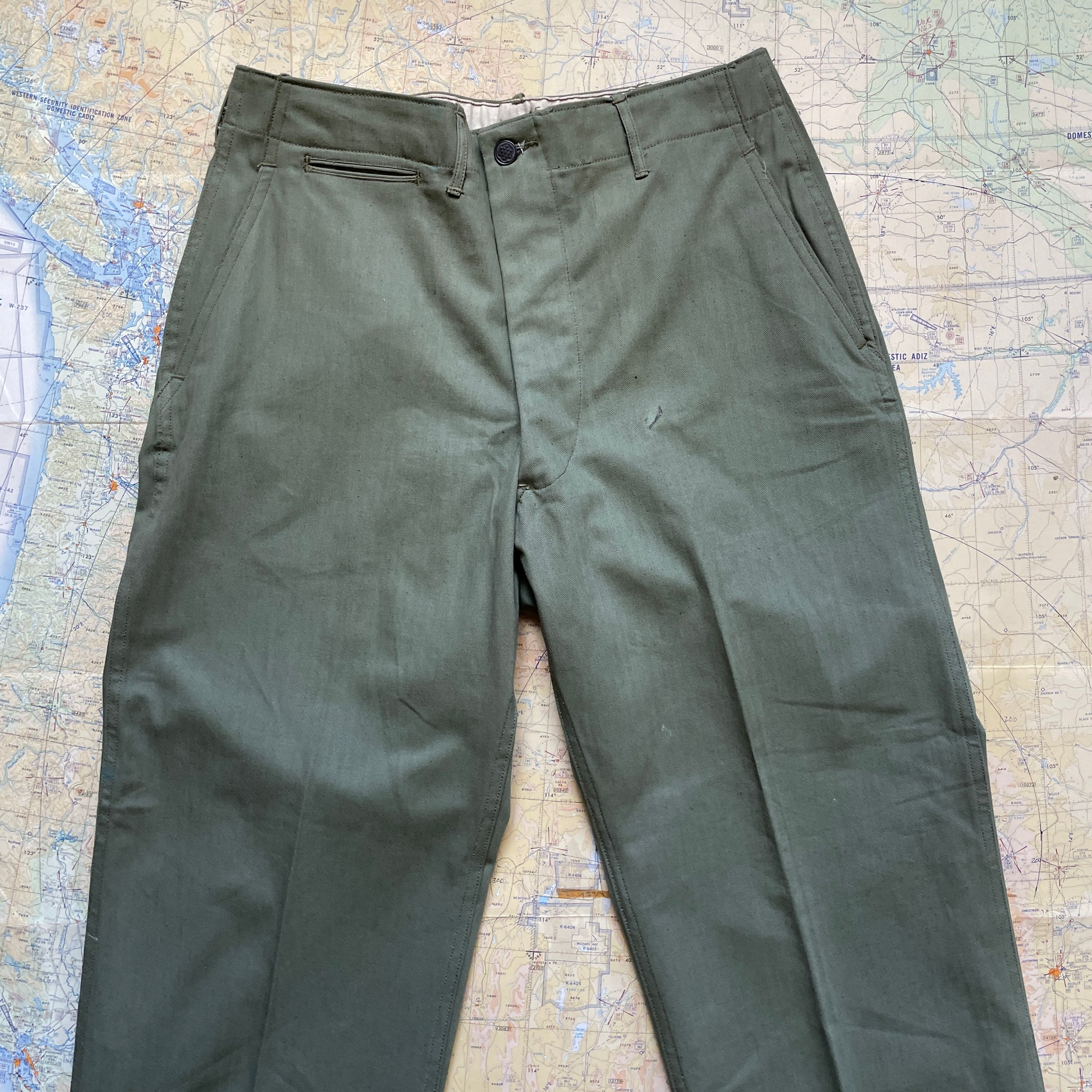 WW2 USArmy M-45 Chino Trousers DeadStock-