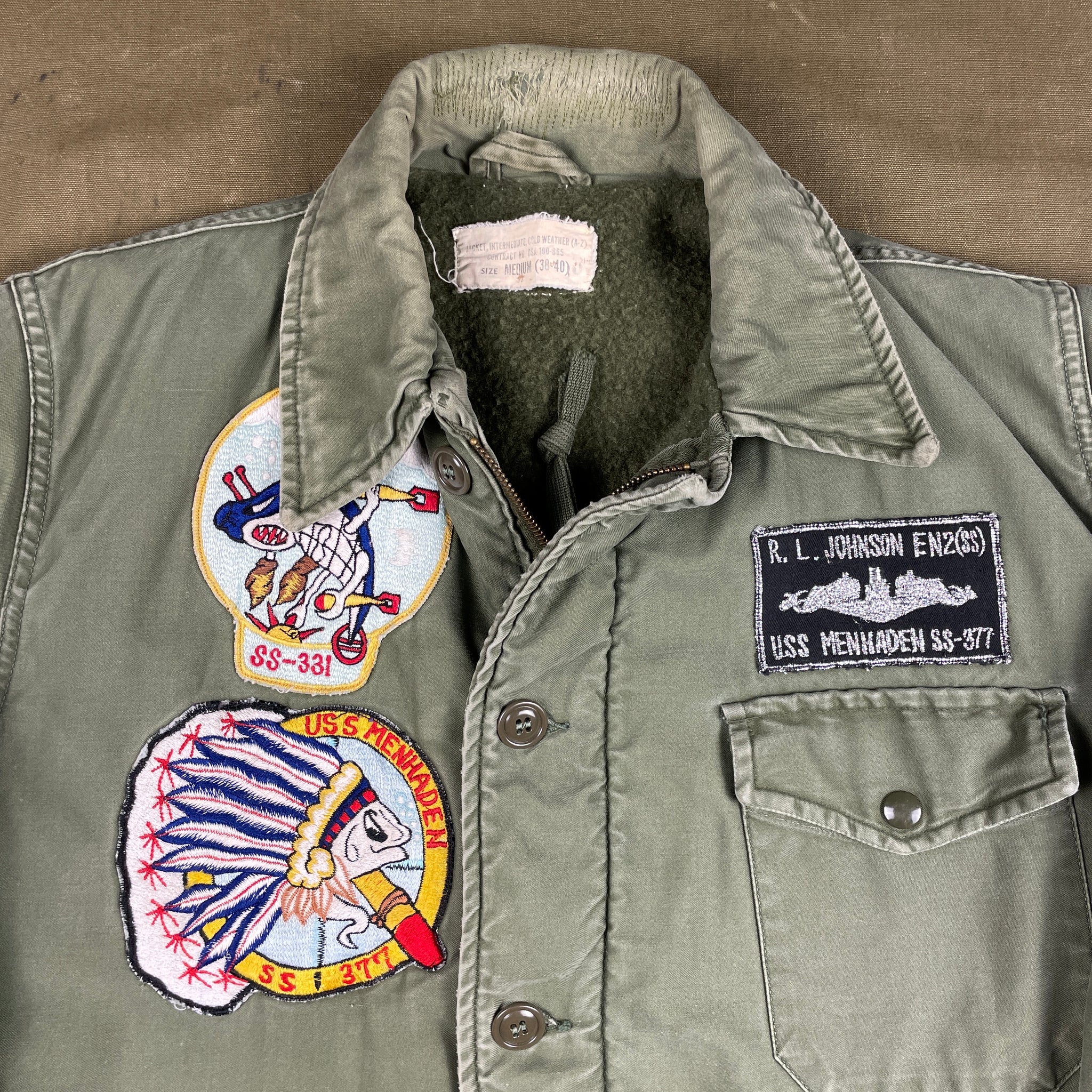 US Navy Early 60s First Pattern A2 Deck Jacket – The Major's