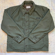 Load image into Gallery viewer, Incredibly Rare US Navy Early 60s First Pattern A2 Deck Jacket

