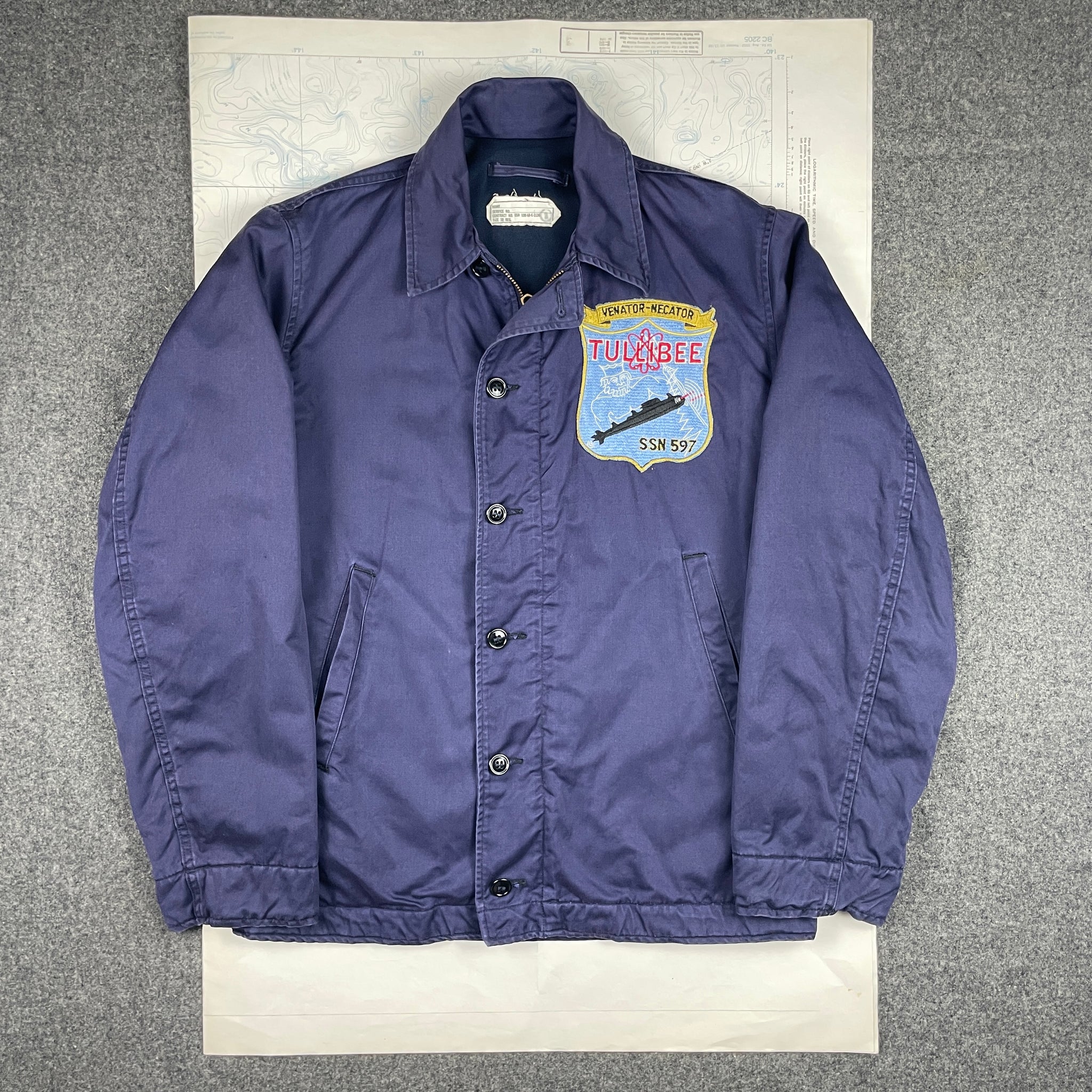 60's US Navy military utility jacket-