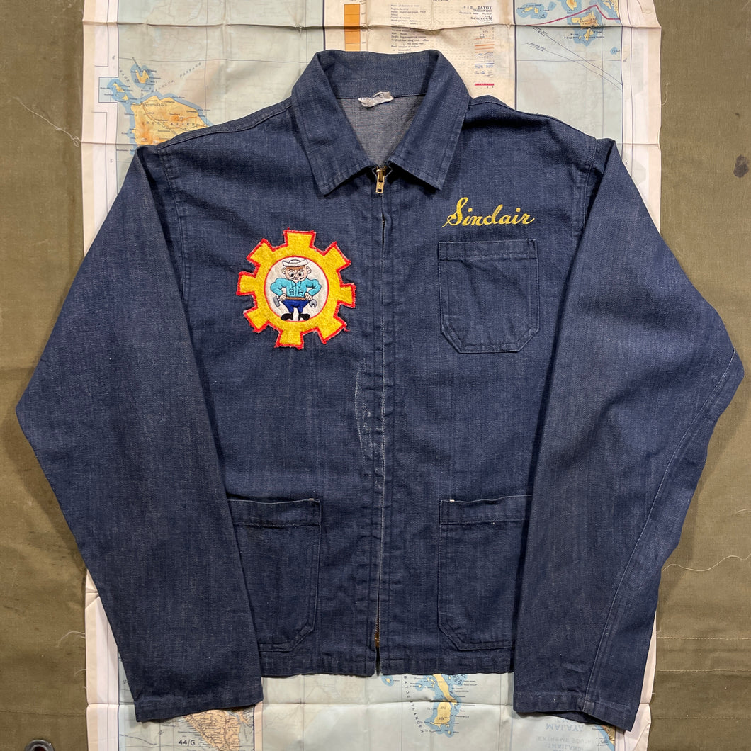 US Navy Vietnam Embroidered Denim Jacket