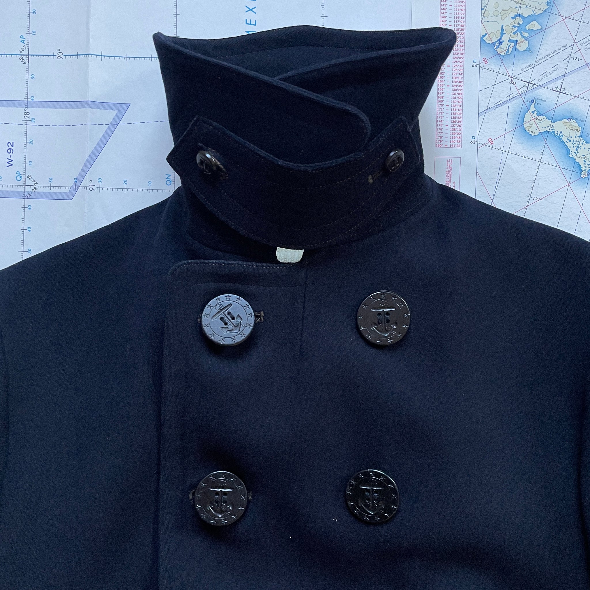 US Navy WW1 1920s/1930s Peacoat – The Major's Tailor