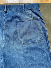 Load image into Gallery viewer, US Navy WW2 Denim Dungaree Pants Size 34
