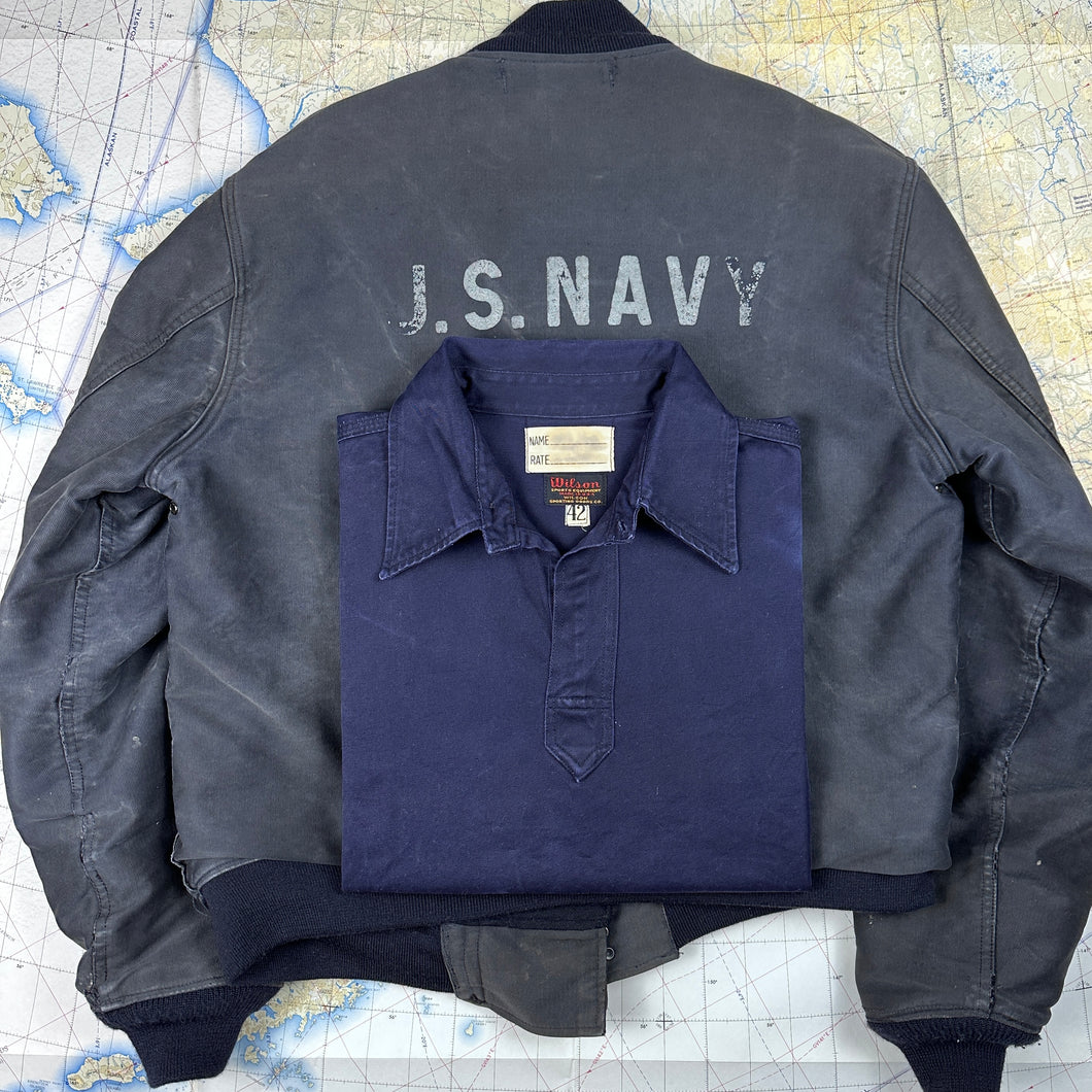 US Navy WW2 Wilson Training Sweatshirt