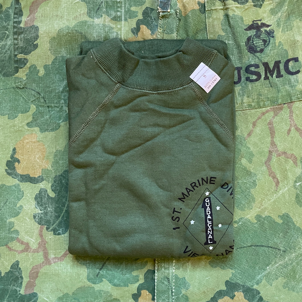 Deadstock USMC 1st Marine Division Viet Nam Sweatshirt