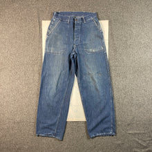 Load image into Gallery viewer, US Navy WW2 Denim Dungaree Pants Size 32
