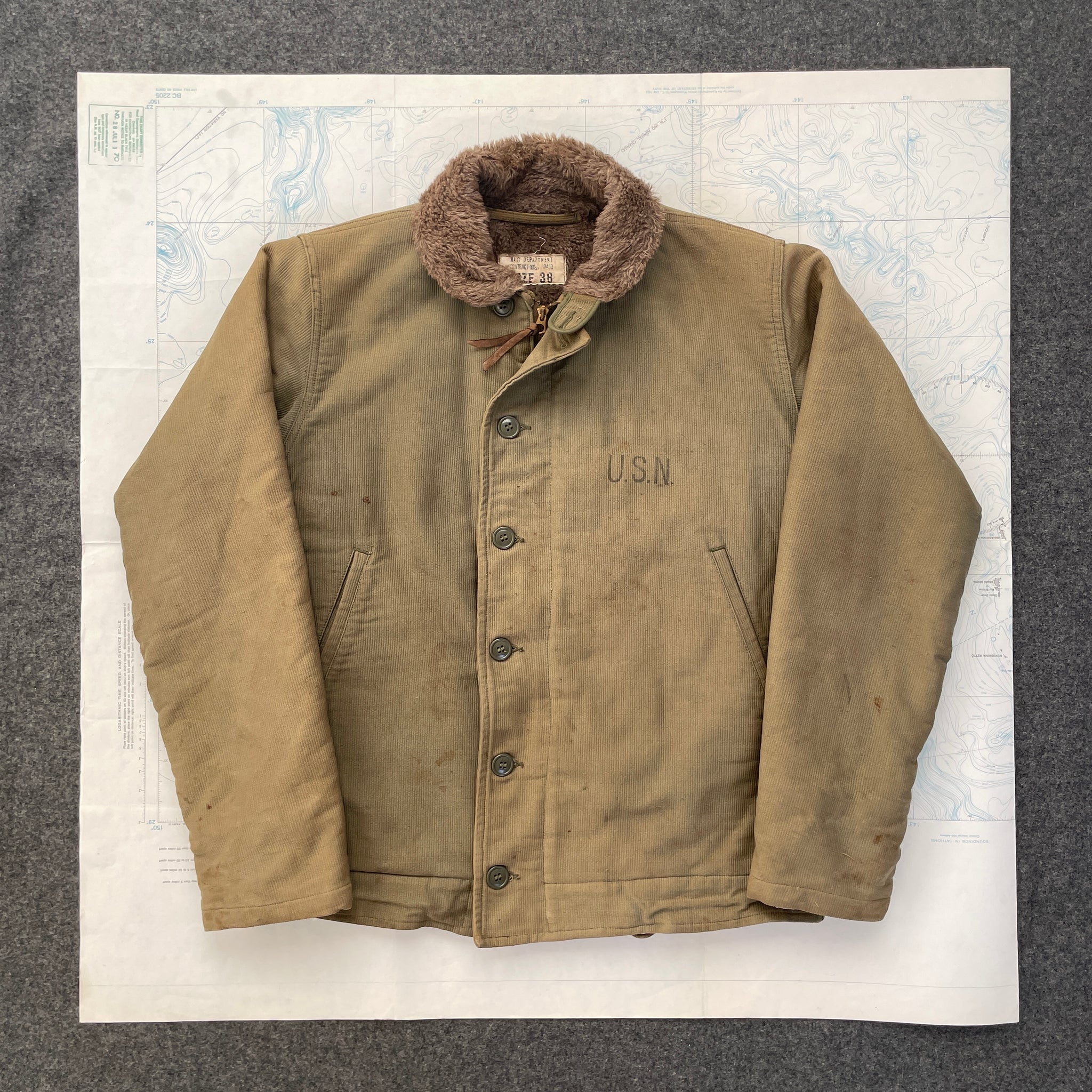 60s vintage jungle cloth jacket n-1