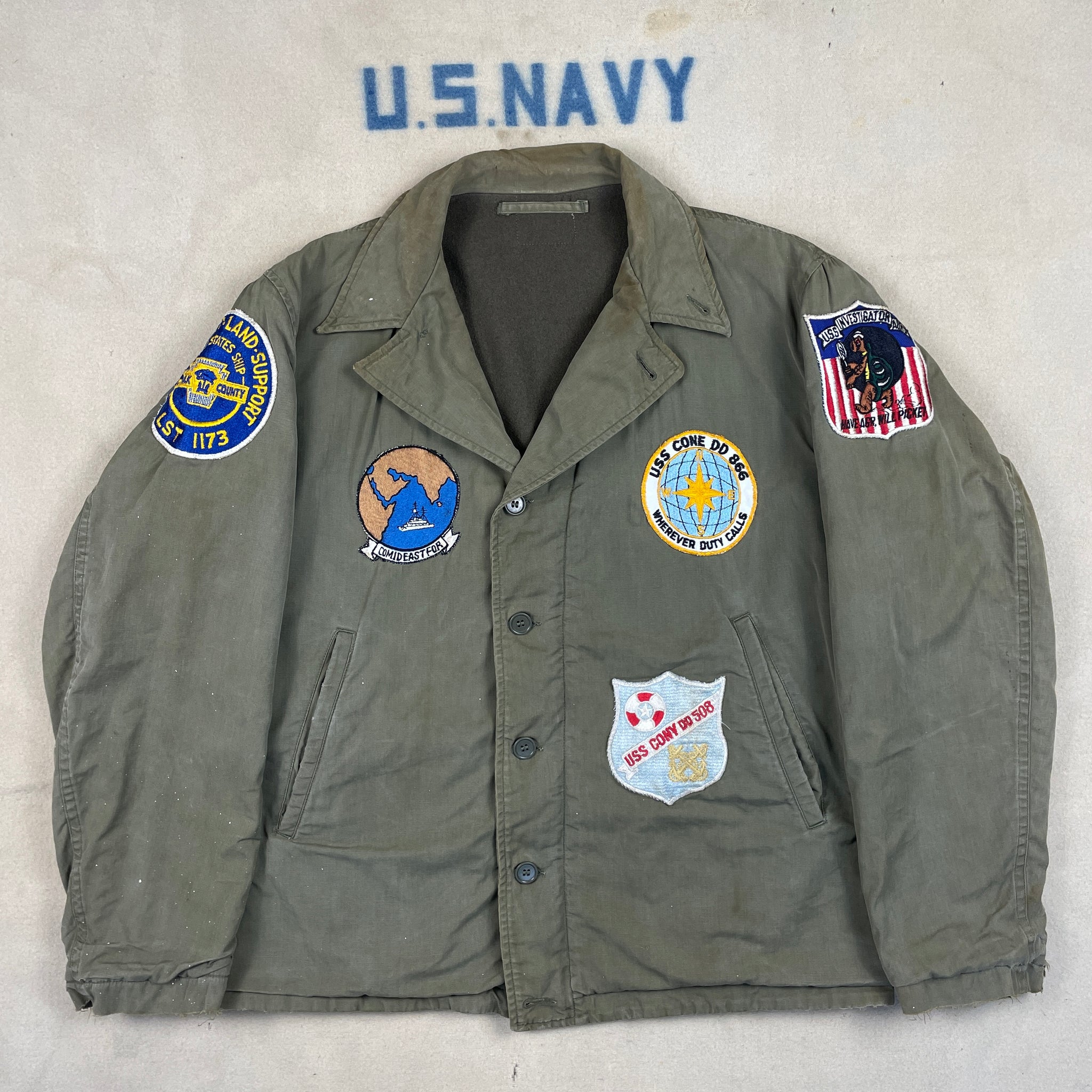 US Navy N4 Deck Jacket Patched The Major s Tailor